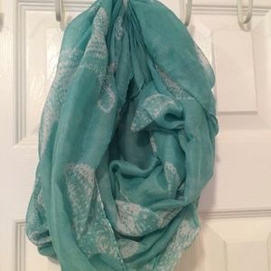 Teal Infinity Scarf